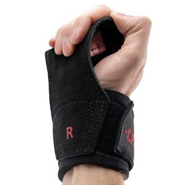 C.P.Sports Spider Grips - Pro Lifting Straps / Power Straps with Wrist Bandage & Padding | Strong Grip for Dumbbells, Handles & Weights | for Strength Training, Weightlifting, Bodybuilding, Fitness |