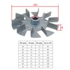 Convection oven fan blade replacement for ventilated oven fireplace stove