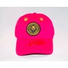 Damier Langevinè® Designer Trendy Distressed Pink Baseball Cap Lion Hat