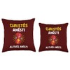 Christos Anesti Paschal Greeting Greek Easter Throw Pillow