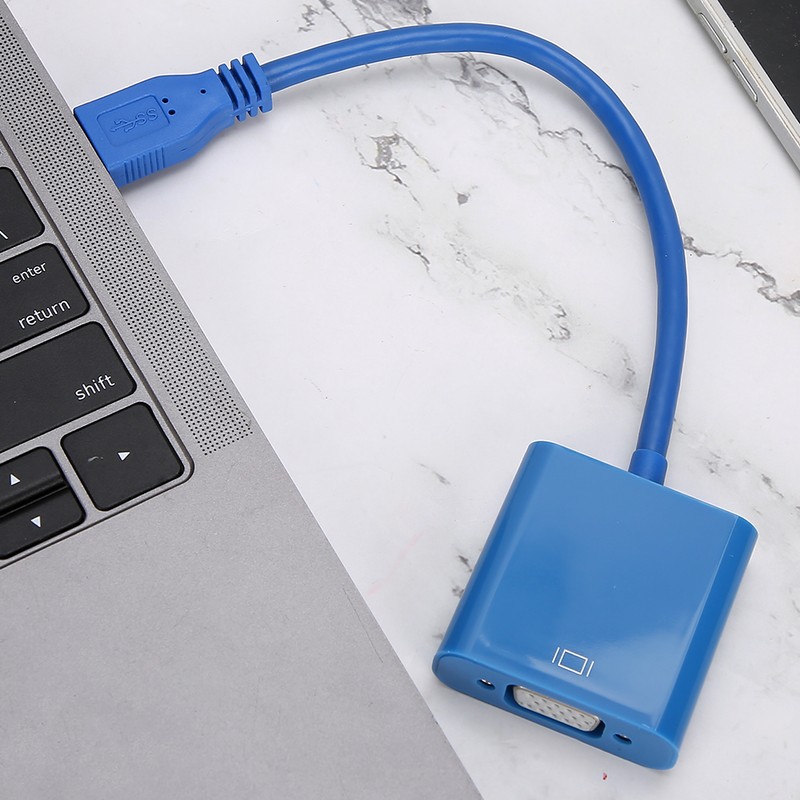 USB 3.0 to VGA Video Graphics Card Display External Cable