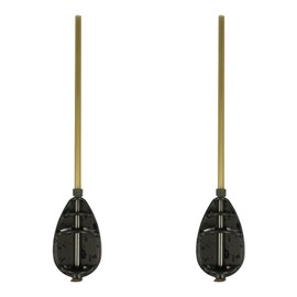 PRO FILSTAR Inline Long Cast Method Feeder Set 2 x 30 g Feeder - Ribbed Feeder - Carp Fishing Assembly - Carp Fishing Accessories - Carp Fishing - Ground Fishing - Fishing Accessories for Feeder Rod