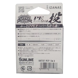 SUNLINE CASTEST PE Taper Thread, 36.8 ft (13 m), 0.8 - 6, Red