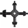 AJC Multi Llave Para Taladro De 4 Vias 1/4 ,