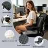 KIROGILY Cojin para Coxis y Ciatica Lumbar, Cojines para Silla