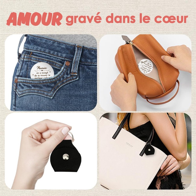 Câlin Glücksbringer Karte Oma Geschenk für Oma