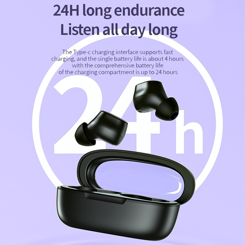 in-Ear Bluetooth Earbuds, Lightweight Headphones, Built-in Microphone, IPX5 Waterproof