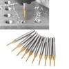 10pcs M0.9x0.225 Screw Tap High Speed Steel Drill Bits for
