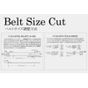 Prairie Ginza NB17910 Men's Cow Leather Business Belt, dark brown