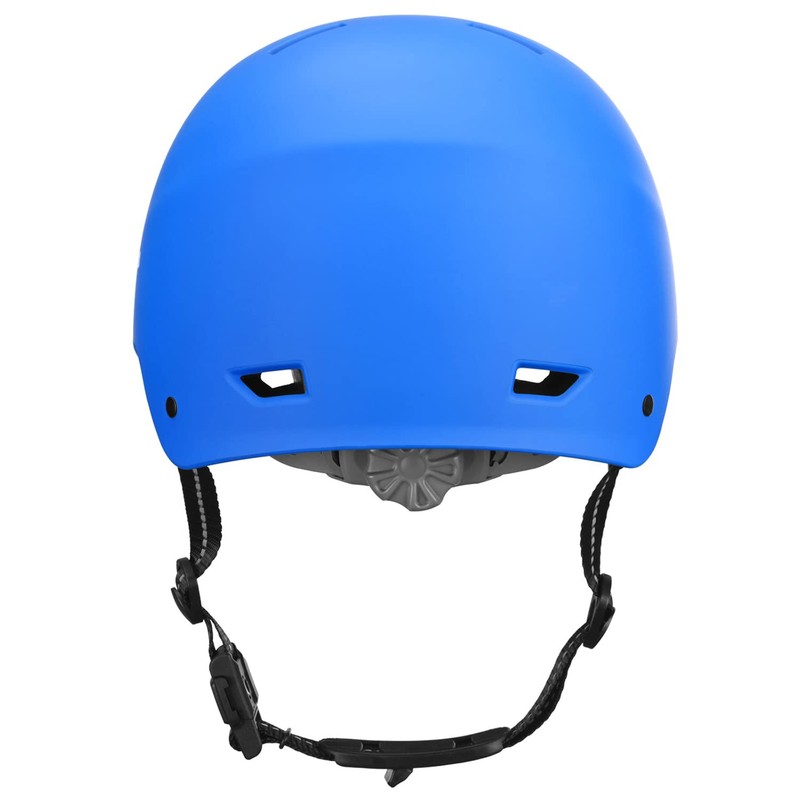Tontron Skate Helmet with Magnetic Buckle (Matte Sky Blue, Large)