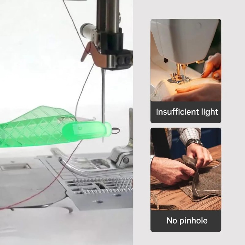 Fish Mouth Sewing Machine Needle Threader, Automatic Sewing Needle Threader,