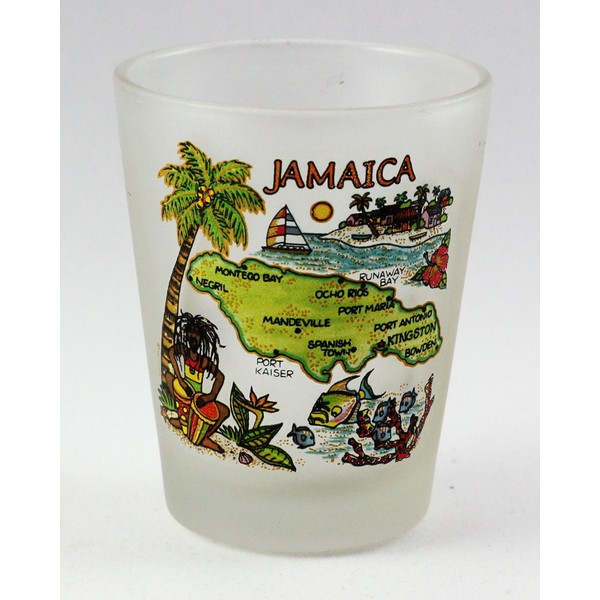 Jamaica Beach Chairs Boxed Shot Glass Set (Set of 2)