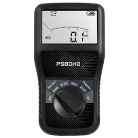 PSB0H0 3-in-1 EMF Meter for Electric Field (EF), Magnetic Field (MF), Radio Frequency (RF) Detection - EMF Radiation Tester for Home, Office, Outdoor, EMF Detector Meter