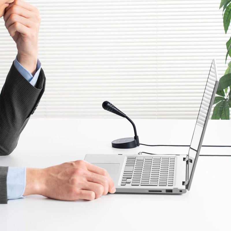 Sanwa Supply MM-MC32 PC Stand Microphone AUX