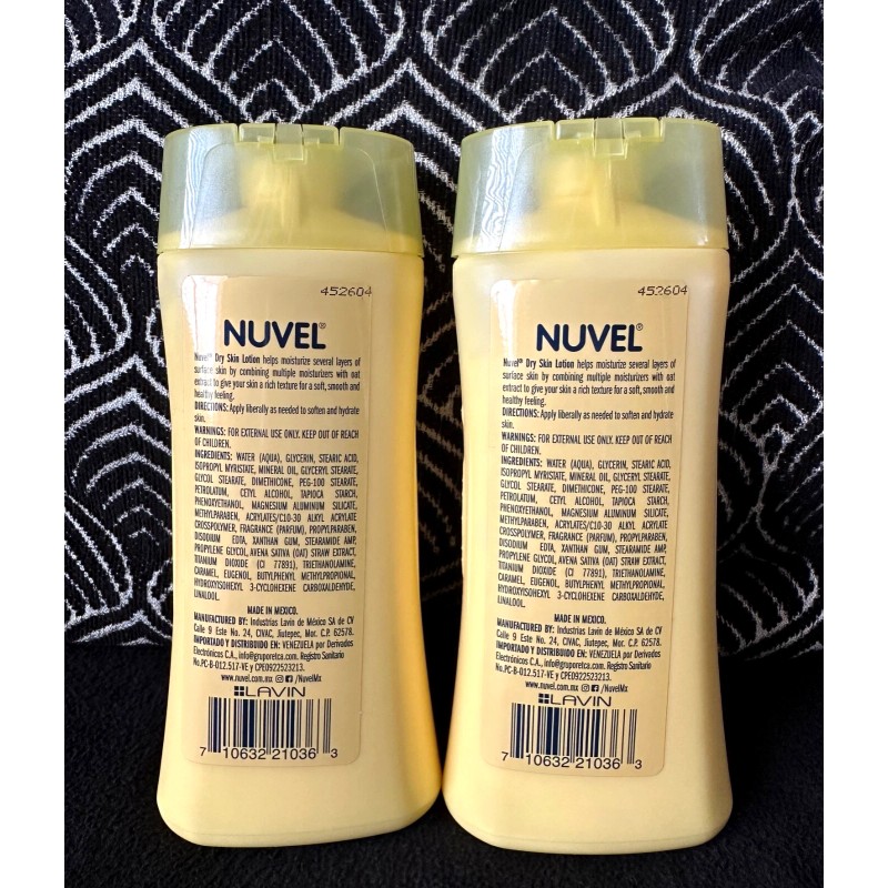 NUVEL 2pk NUVEL DRY SKIN LOTION DEEP PENETRATING MOISTURE SOFTENS