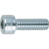 TRUSCO B730-0618 Hexagon Socket Socket Bolts, Trivalent Chromate, White, All