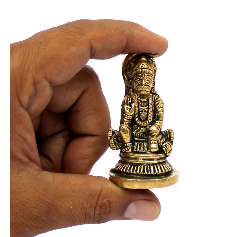 ESPLANADE Brass Hanuman Anjaneya Pavan Putra Bajrangbali Idol Murti Moorti