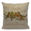 WONDERTIFY Be Thankful Unto Him Cushion Cover Bless His Name