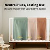 Portable Baby Diaper Changing Mat,Soft Faux Leather, Wipeable & Easy