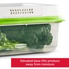 Rubbermaid FreshWorks Saver, Medium Produce Storage Containers, 2-Pack, 7.2 Cup,
