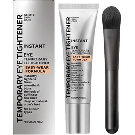 Instant Eye Tightening Cream, Temporary Eye Contour Gel Reduces Bags, Fine Lines and Wrinkles with Brush Applicator for All Skin Types (1pc)