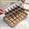 Brownie Pan Brownie Tin Tray with Dividers - 18 Slot