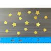 Mini Gold Stars Iron on Fabric Appliques Pre-Cut