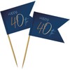 Folat 66840 Party Pickers Elegant 40 Years Pack of 36,