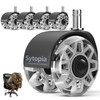 Sytopia Office Chair Wheels Replacement, 2.5 Inch Heavy Duty Casters,