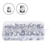 200 Pieces 10-50V Electrolytic Capacitor, SMD Electrolytic Capacitors Set 1uF