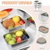 KisSealed 10 Pack Stainless Steel Food Storage Containers with Lids