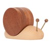 Snail Coaster Set with Magnet Cute Exquisite Eco Friendly Wood