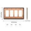 Henne Bery Rope Edge Decorative Wall Plate Switch Plate Outlet
