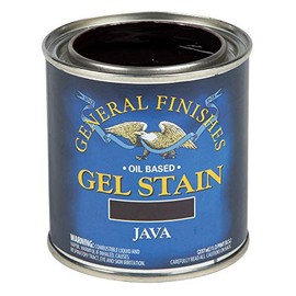General Finishes Oil Base Gel Stain, 1/2 Pint, Java