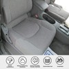 SecosAutoparts Left Driver Side Bottom Cloth Seat Cover Gray Compatible