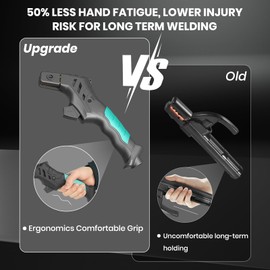 SSIMDER Welding Electrode Holder with Multi Angle Welding(90°/135°/ 170°) 600A Stick Electrode Holder Stinger Copper Jaw Holding Plier for ARC Welder Machine
