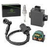Igniter CDI and Starter Solenoid Relay Ignition Coil for Kawasaki