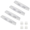 Lilaly 4 Pcs Bike Reflectors, Bicycle Night Safety Warning Bike