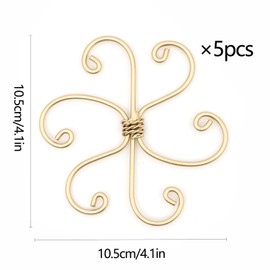 Yohsnor Yohsnor 5-Pack Monstera Plant Support System - Durable Hook Stem Supports for Healthy Growth, Stabilizer for Leaves and Turtle Shells, Easy-to-Use Indoor Plant Care, Ideal Present for Plant Lovers