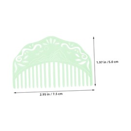 Baluue 2pcs Elegant Women Hair Combs Chinese Style Decorative Side Combs for Daily Use Comfortable Grip Smooth Styling Lightweight Hair Accessories for Charming Hairstyles