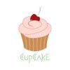 CafePress Cupcake Sticker Oval Car Bumper Sticker