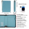 WASON Portfolio A5 Binder Journal with Zipper - Leather pu