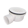 BlueVue 2.0" Replacement Shower Base Drain, PVC 2.0" Side Outlet