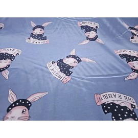 Unbranded My Rabbit  Satin Charmeuse Pajama Pants Famous Maker Fabric Sold By The Yard