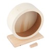 Wooden Bracket Silent Pet Exercise Running Wheel Toy for Hamster