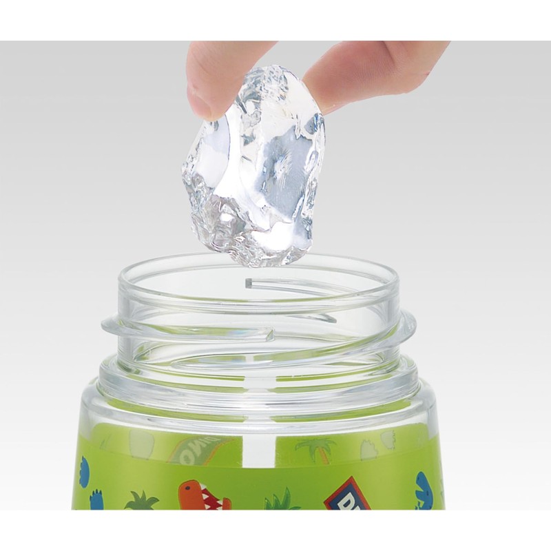 Skater PSHC4DK-A Die-Cut Water Bottle with Straw, 14.2 fl oz