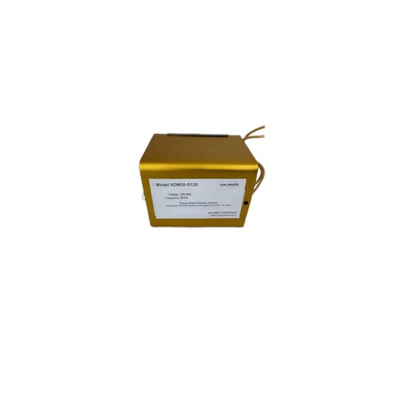 Valemo VDM20-B120, General Purpose Spring Return Damper Actuator and Motor,