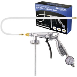 Master Elite Undercoating Spray Gun with Regulator & Flexible Extension Wand - Pneumatic Automotive Application Sprayer Undercoating Gun for Truck Bed Liner & Rust Proofing