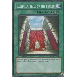 Yu-Gi-Oh! - Valhalla, Hall of The Fallen (SDLS-EN024) - Structure Deck: Lost Sanctuary - 1st Edition - Common