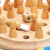 Wooden Memory Chess Game Logic Thinking Training Color Matching Stick